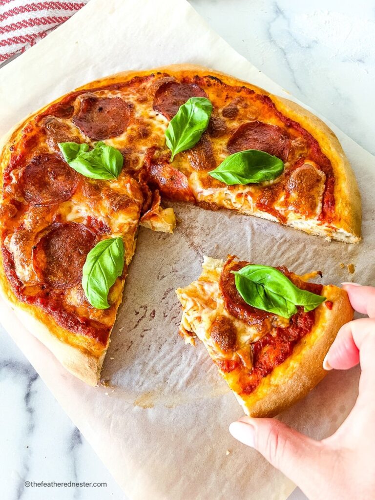 Pâte à pizza Bisquick – Le Nester à plumes