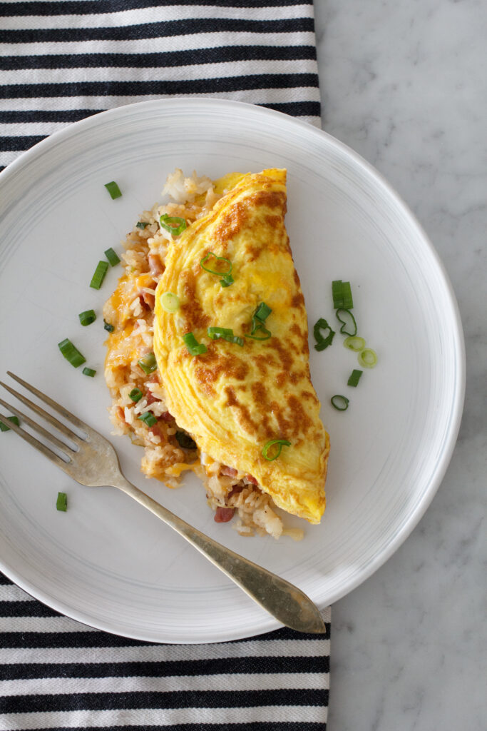 Omelettes au riz frit | Une cuisine généreuse