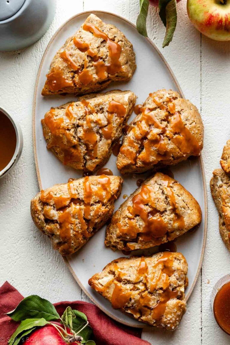 Scones aux pommes et à la cannelle – Sally’s Baking Addiction