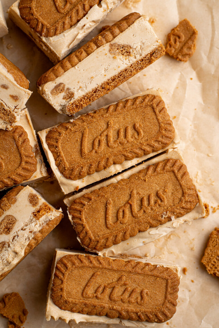 Sandwichs à la crème glacée Biscoff – Olivia’s Kitchen