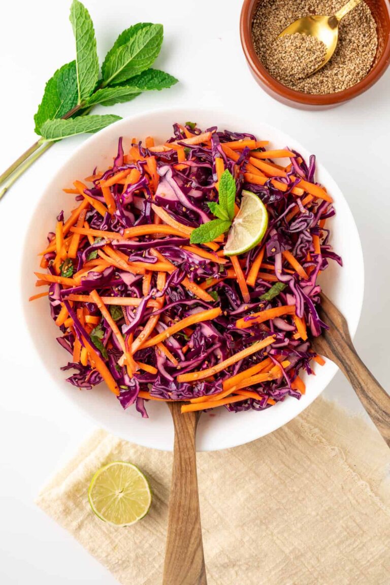 Salade de chou et de carottes – Vegan à bord