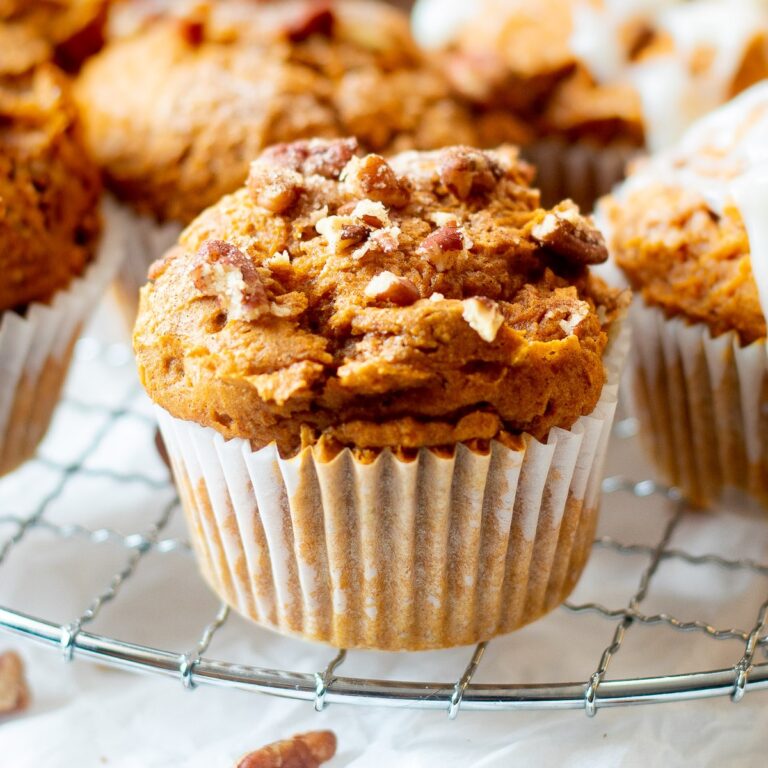 Muffins à la citrouille à 3 ingrédients – Sains et faciles !