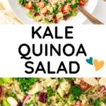 Salade de chou frisé et de quinoa – Végétalienne à bord