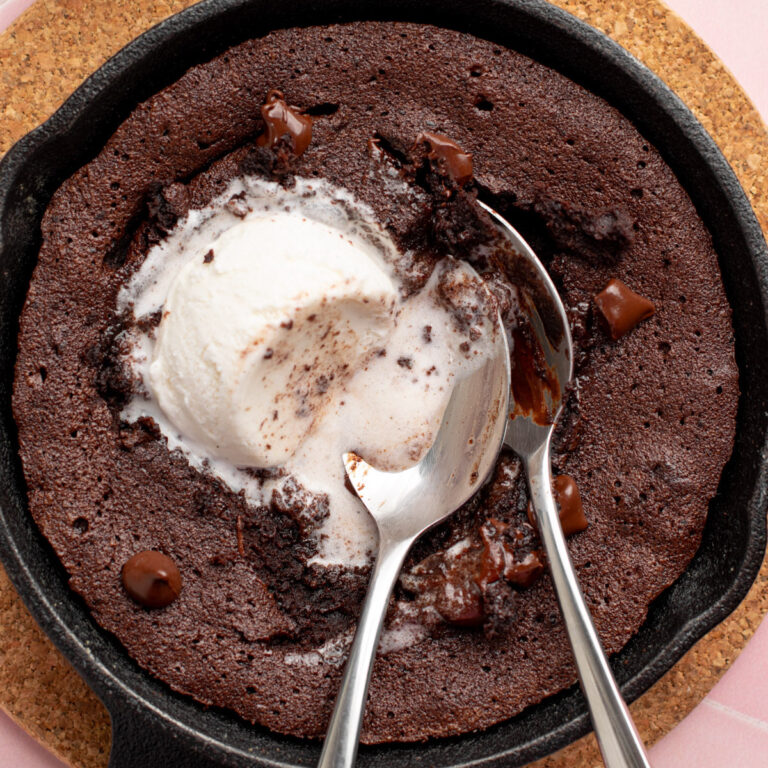 Brownie à la mini poêle – Olivia’s Kitchen