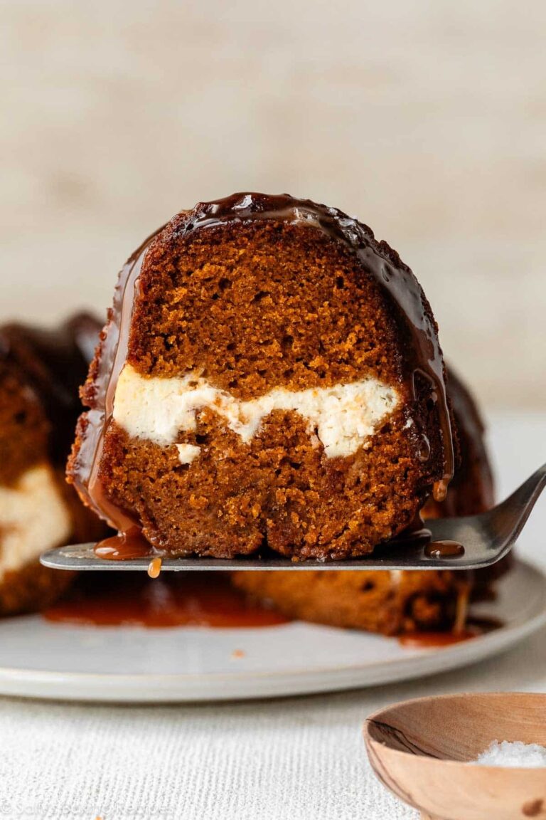 Gâteau Bundt au fromage à la crème et à la citrouille