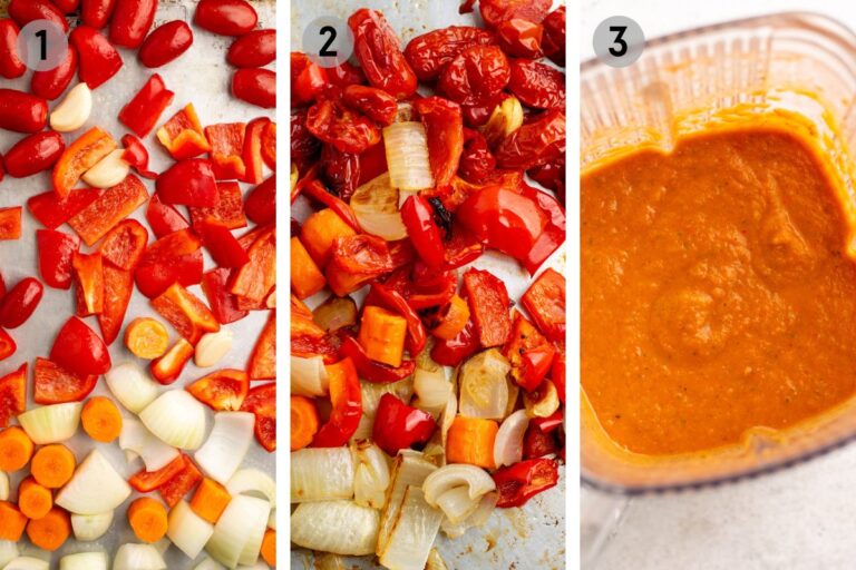 Sauce pour pâtes aux légumes rôtis – Olivia’s Kitchen
