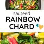 Bettes arc-en-ciel sautées – Vegan à bord