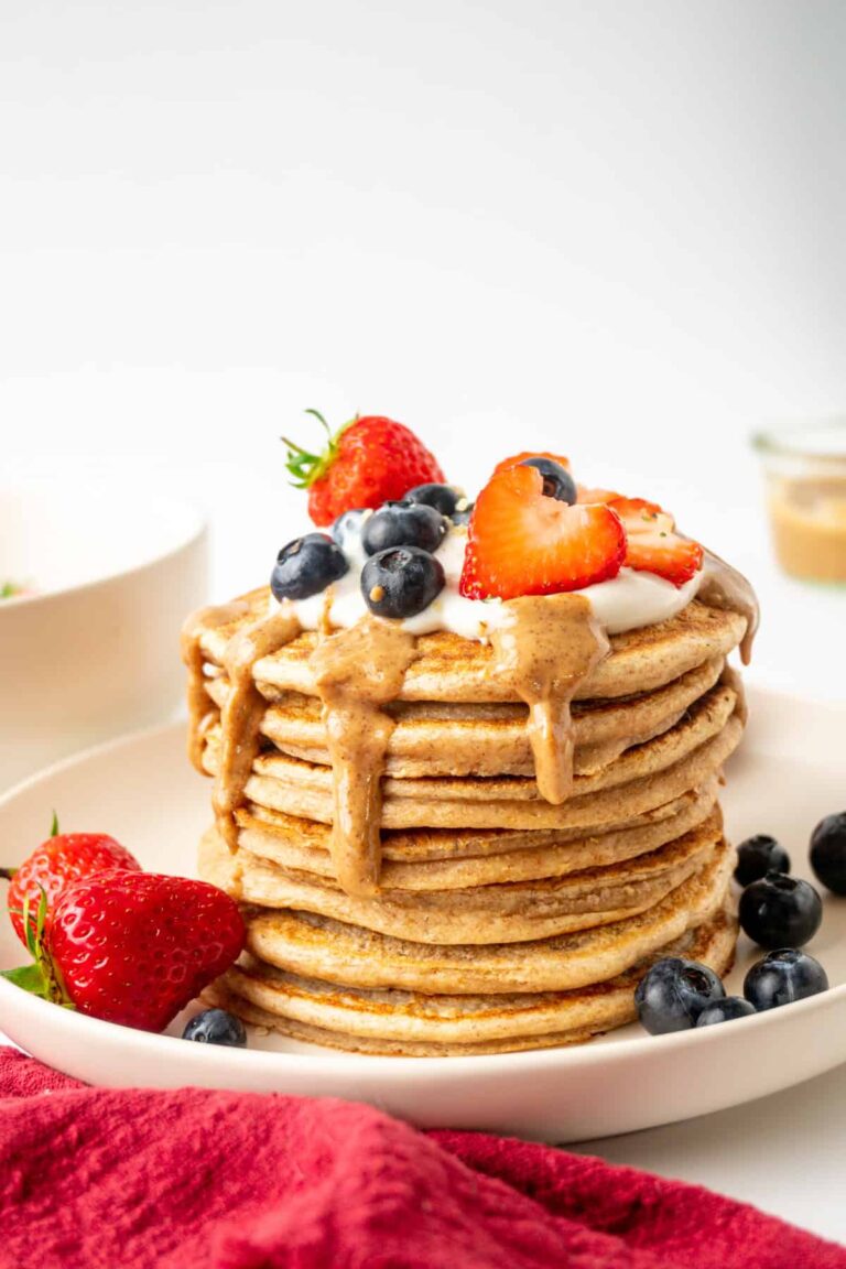 Pancakes protéinés végétaliens – Vegan à bord