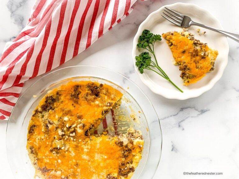 Tarte au cheeseburger Bisquick – Le Nester à plumes