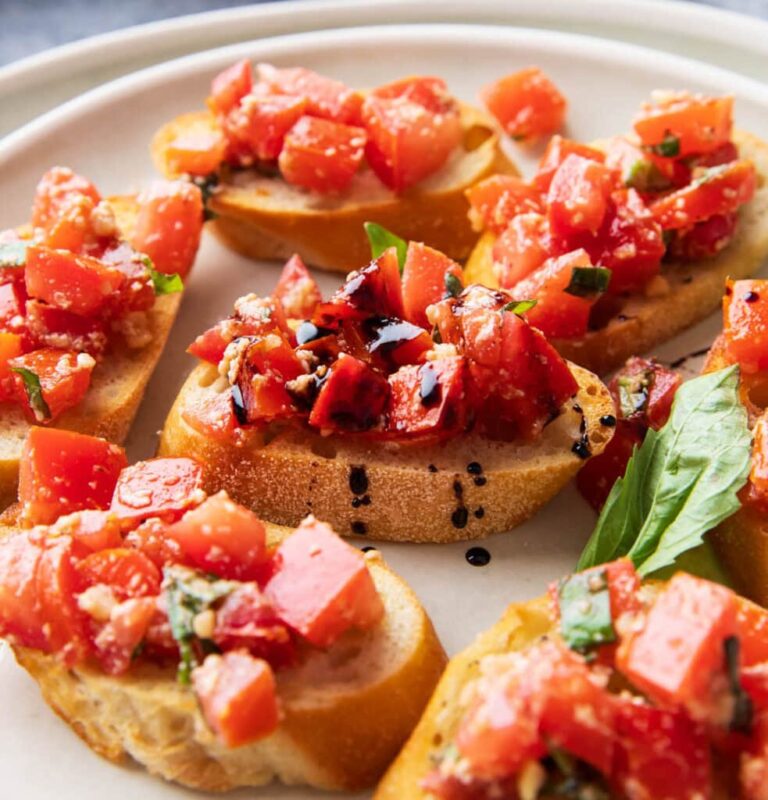 Recette de bruschetta – Beaming Baker