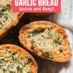 Pain à l’ail sans gluten : recette rapide et facile