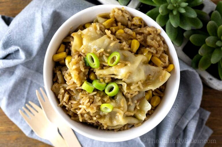Mandu Rice (Riz pour boulettes dans un cuiseur à riz)