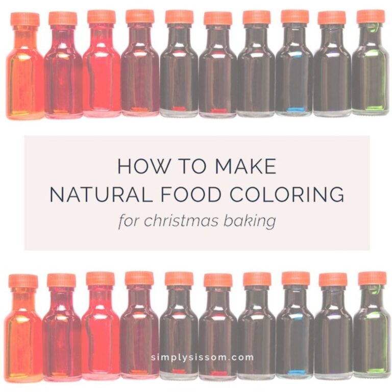 Comment faire du colorant alimentaire naturel pour la pâtisserie de Noël