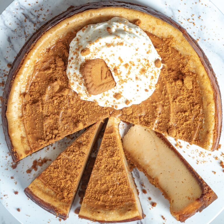 Recette de cheesecake Biscoff avec beurre de biscuit
