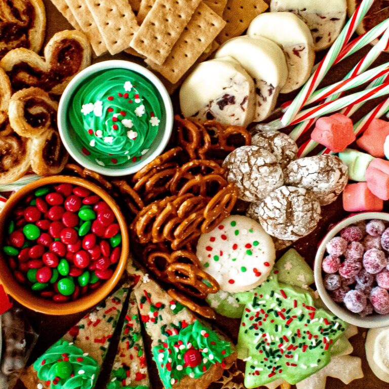 Planche de charcuterie de Noël Idées de planches à desserts