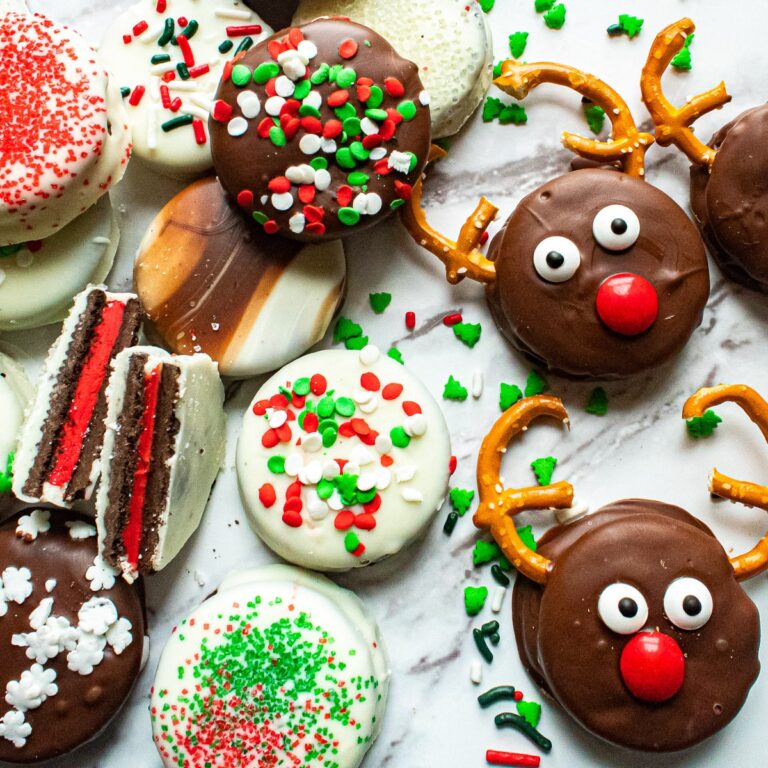 Oreos de Noël – Idée cadeau enrobée de chocolat 2024 !