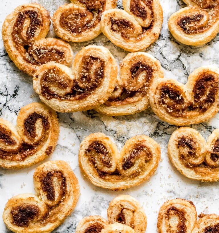 Palmiers à la cannelle – Biscuits feuilletés sucrés faciles