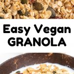 Recette facile de granola végétalien – Vegan à bord