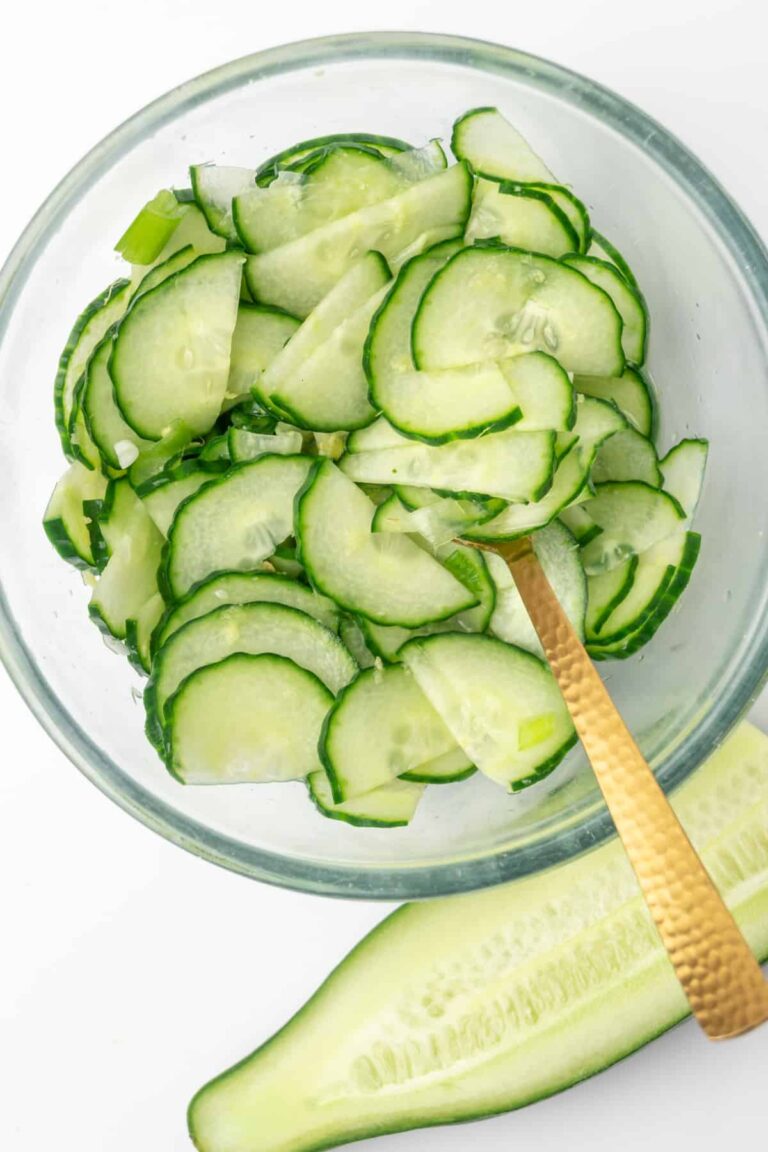 Concombre mariné rapide (d’inspiration japonaise)