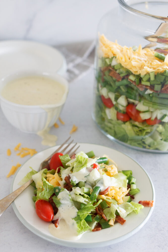 Recette de salade à sept étages | Une cuisine généreuse