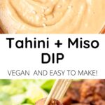 Vinaigrette ou trempette tahini miso