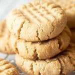 Biscuits au beurre d’arachide de farine d’amande