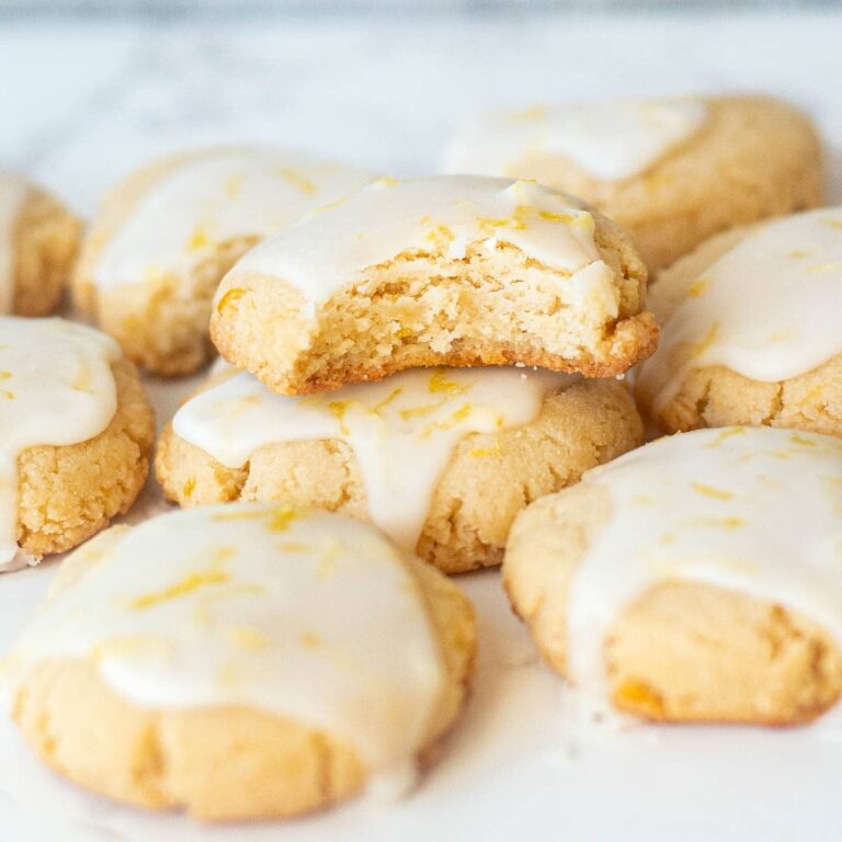 Biscuits au citron aux amandes – biscuits sains au citron aux amandes