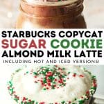 Latte au lait d’amande à sucre glacé (Copycat Starbucks)