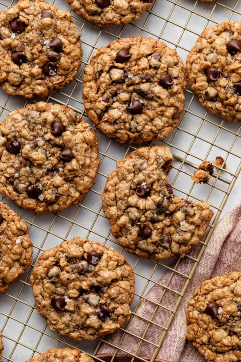 Biscuits aux pépites de chocolat à l’avoine moelleux