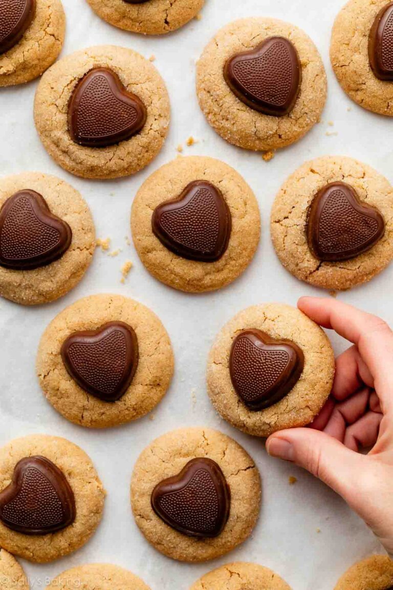Biscuits de la Saint-Valentin au beurre d’arachide