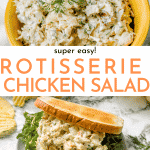 Recette de salade de poulet rôti – si rapide et facile!