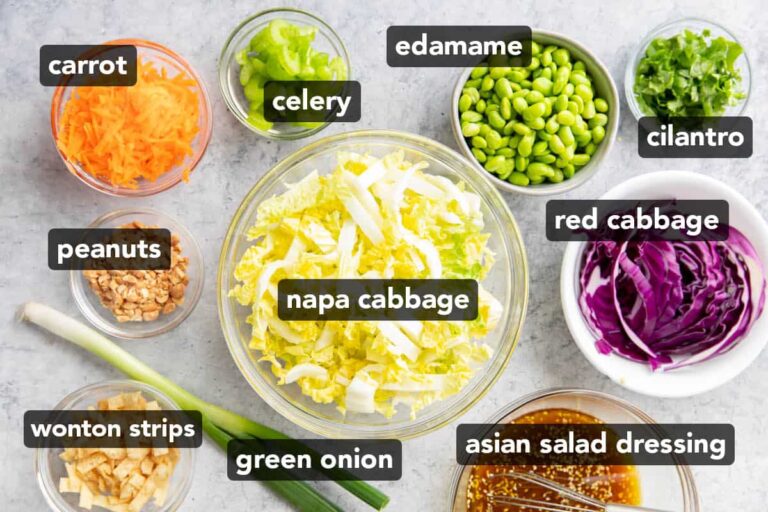 La meilleure salade hachée asiatique avec chou