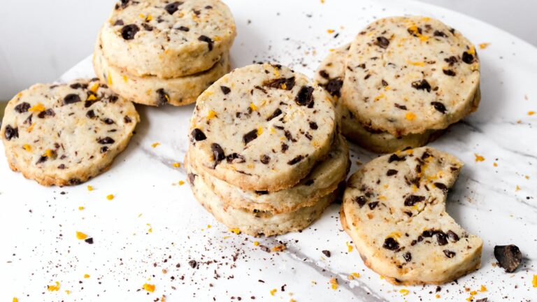 Biscuits sablés à orange au chocolat – Trancher et cuire!